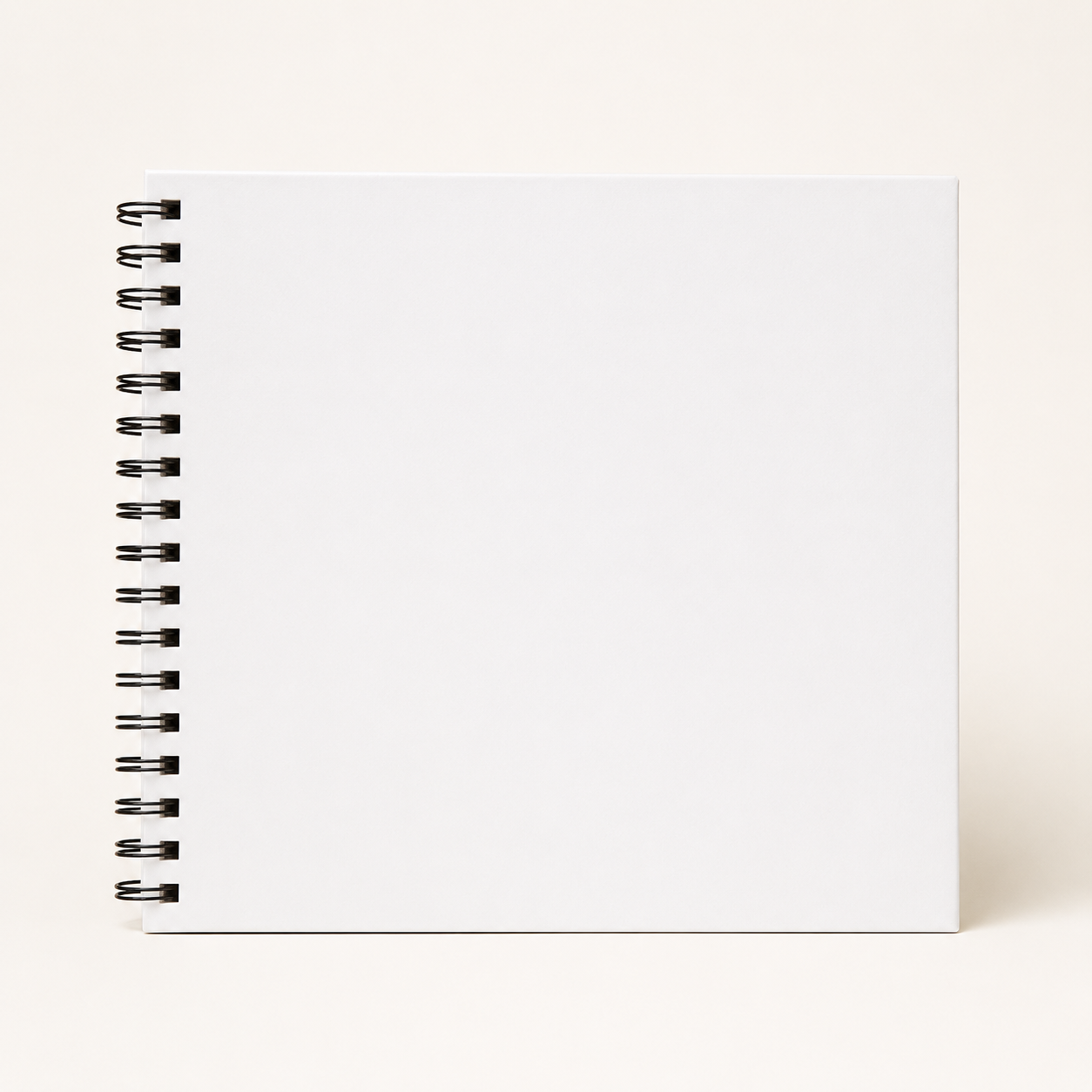 White square spiral-bound DIY Memory Book