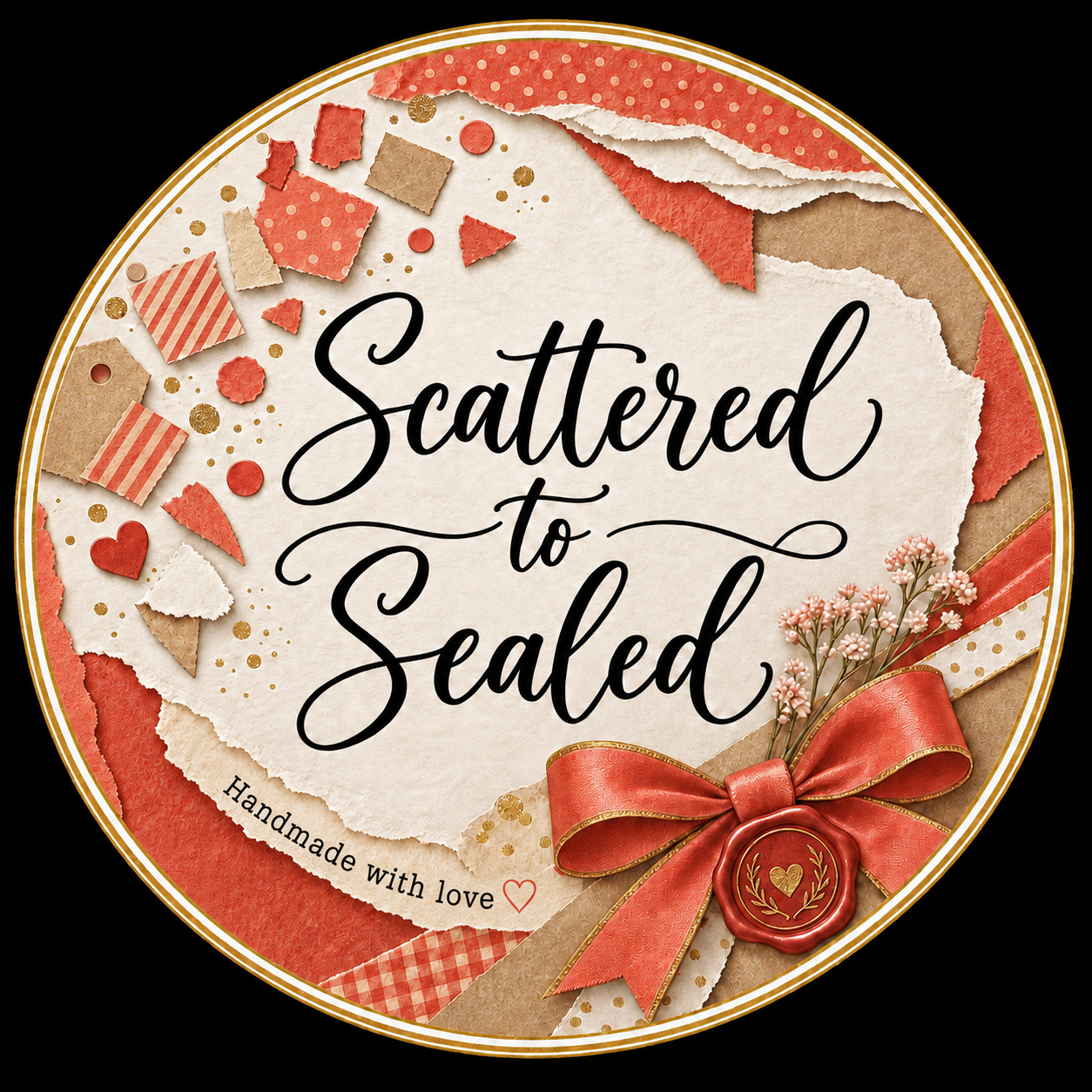 Scattered to Sealed — Handmade with love